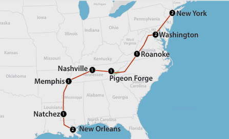 CITTÀ, MONTAGNE E MUSICA Un viaggio attraverso la storia e i suoni dell'America