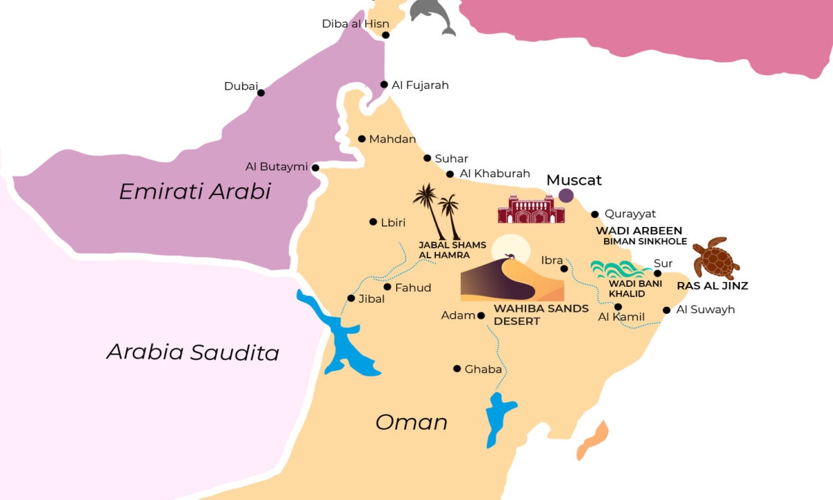 Oman classico, tra storia e natura in crociera